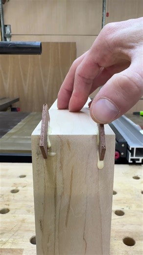 Locking these miters in with splines