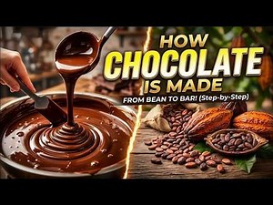 The story of chocolate 🍫 | how chocolate is made | how to make chocolate from cacao beans
