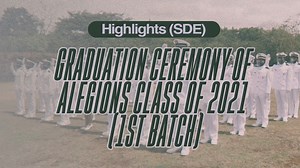 HOORAH. The Maritime Academy of Asia and the Pacific's Alegions Class of 2021 (1st Batch) graduates this morning at the IMMAJ-West Parade Grounds of the said institution. The event was made possible by the support of the MAAP President, VADM Eduardo Ma R Santos AFP (RET), the Dean of Academics, the AVPs of the MAAP Departments, and Mr. Dan Aldrich Tolentino of IMEC, despite the restrictions due to the pandemic. Congratulations to all graduates, as well as their parents and loved ones! To view th