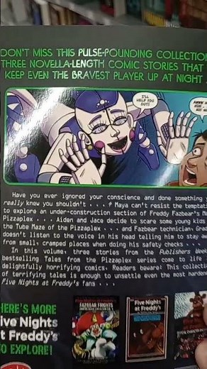 Five Nights at Freddy's Tales of the Pizzaplex Graphic Novel collection at Walmart !!