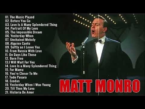 Matt Monro Non Stop Medley Love Songs 80's 90's Playlist Matt Monro Best Of Full Album
