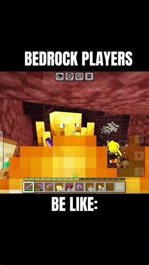 BEDROCK ATTACK SPEED 👁️👄👁️ #minecraft #gaming #minecraftshorts #memes