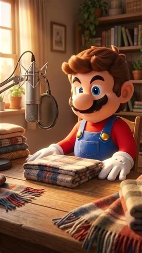 Super Mario Folding Fabrics ASMR, Stress Relief Sounds