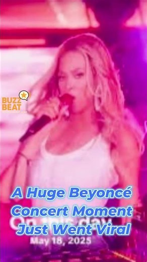 A Huge Beyoncé Concert Moment Just Went Viral #celebritygossip #hollywoodbuzz