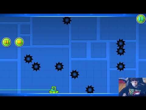 Making a Geometry Dash Level - First Geometry Dash Stream (Part 2)