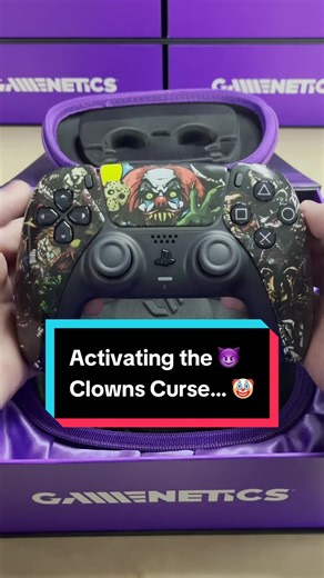 Activating the Clowns Curse… 🤡😈 #customcontroller #gaming #fyp #foryou #gamingmemes
