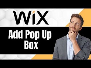 How To Add Popup Box To Wix Website
