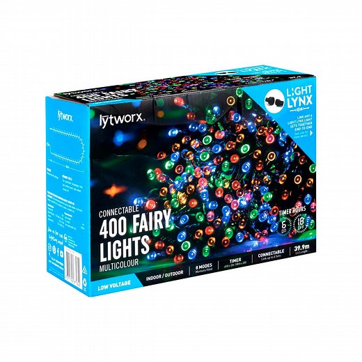 Lytworx Multicolour Connectable 400 Fairy Lights