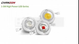 Chanzon 10 pcs High Power Led Chip 3W Full Spectrum Plant Grow Light (380nm - 840nm / 400mA - 500mA / DC 3V - 3.2V / 3 Watt) 3W SMD COB Emitter Diode Components for DIY Hydroponic Flowers Growing Lamp