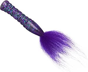 Rabid Baits Fox Tail Soft Plastic Bait, Ned Rig Bait for Freshwater & Saltwater Fishing, Ideal for Ned Head, June Bug, 3" (6 Baits)