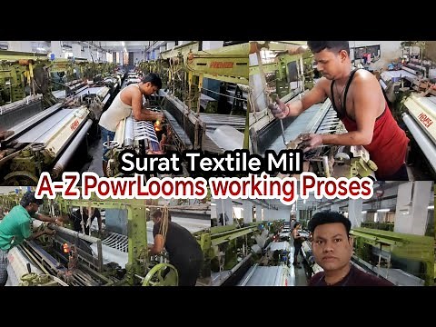 A-Z Power Looms Working Proses || Full Details Powar Loom @RohitTechWorld24