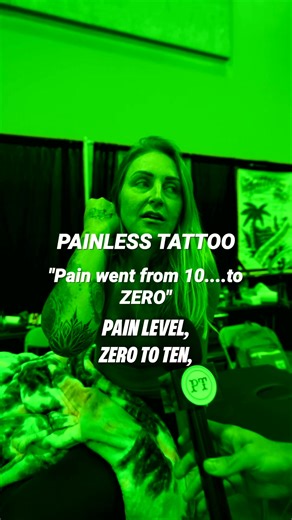 We asked people at the #tattoo show to try Painless Tattoo. At random. No pitch. No script. No paycheck. No affiliation. Here's what they had to say.