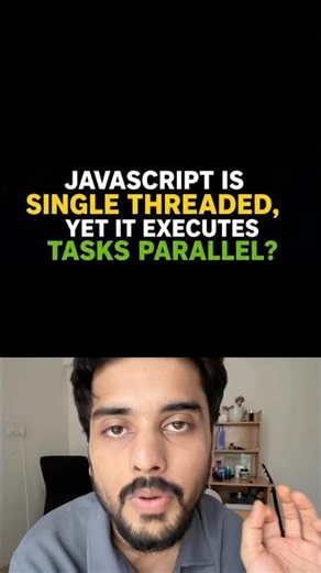 JavaScript is Single-Threaded so Why Does It Feel Like It's Multithreaded? #techshorts #programming