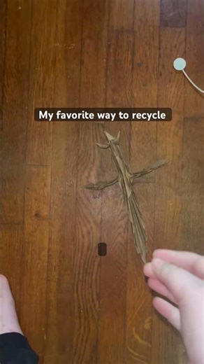 My favorite way to recycle paper