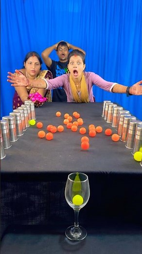 Best Ball Poring funny family challenge ✅ #shorts #game