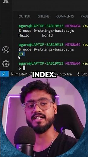 indexOf() in Javascript 🔥 #javascript #DSA #javascriptinterview