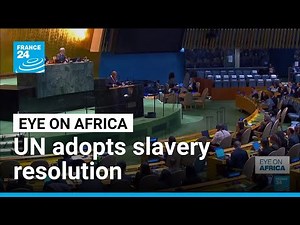 UN names African slave trade 'gravest crime against humanity' • FRANCE 24 English