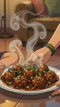 Mom Made Cabbage Manchurian on a Rainy Day 🌧️🍲 #ASMR #cooking #food #rain #ghiblistyle #anime
