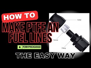 DIY How To Make PTFE AN Fuel Lines: Quick & Easy AN Fittings Installation!