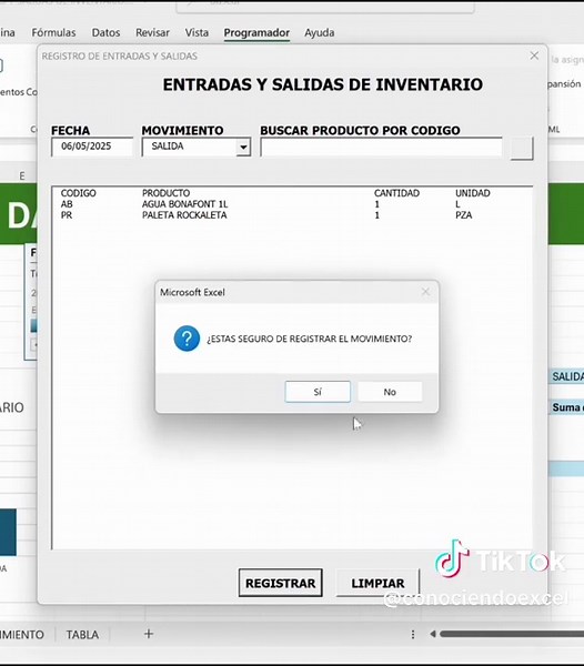 Control de Inventario en Excel de Forma Fácil