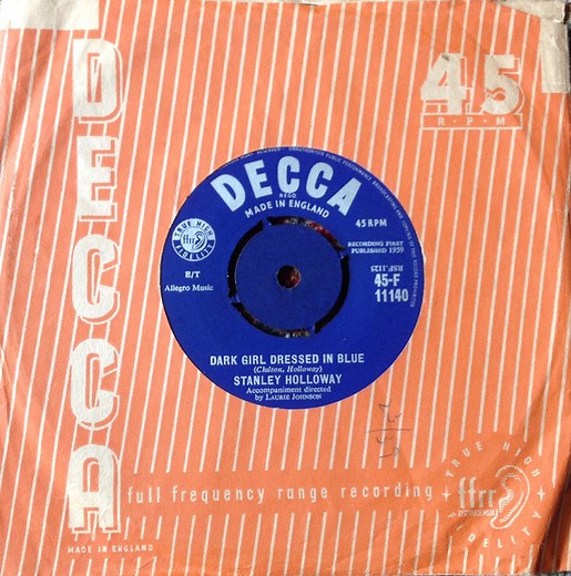 Stanley Holloway - Dark Girl Dressed In Blue