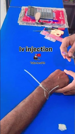 Iv injection 💉 by take health