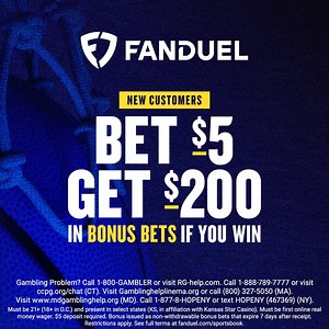Bet $5 & get $200 in bonus bets if you win! | FanDuel