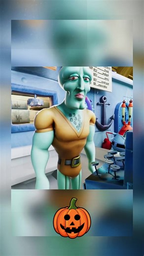 Squidward Transformation#fyp #foryou #viral #tiktok #viralvideo #squidward #spongebob