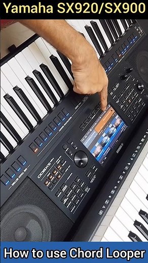 Yamaha SX920/SX900 || How to use Chord Looper ? #chordlooper