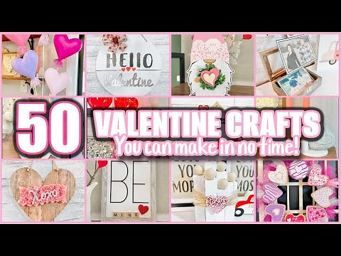 50 CUTE and EASY 😻 Dollar Tree DIY Crafts For Valentine's Day