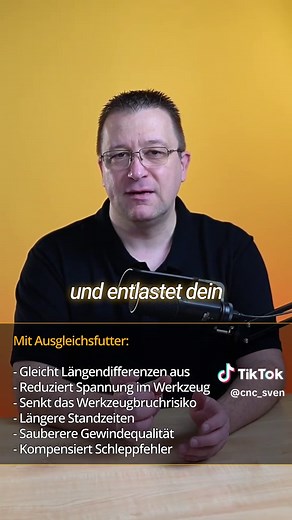 CNC Gewindebohren: Verschleiß vermeiden mit Ausgleichsfutter