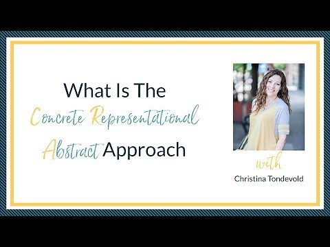 What Is The Concrete Representational Abstract Approach