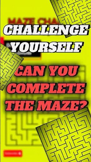 COMMENT IF YOU SOLVED MAZE 2 #mazechallenge #puzzlefrenzy #brainteaser #mazemadness #puzzle