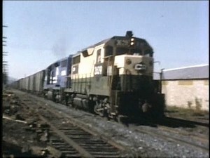 Reading Railroad, RDG locomotives lead early Conrail frieght in 1977-1978...