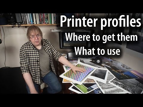 Printer profiles make better prints, but where to get them and what to use