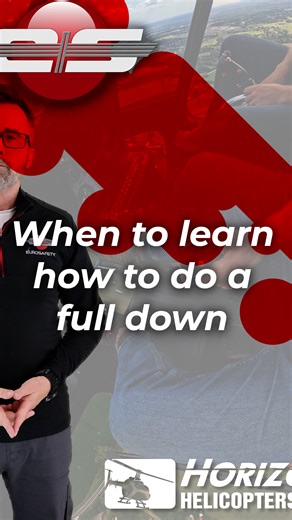 #335 - When should a pilot learn to perform a full down autorotation | EuroSafety