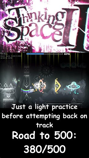 Practice before back on track #geometrydash #deustemumapalavrapravoce #gaming #gd #babydance #viral