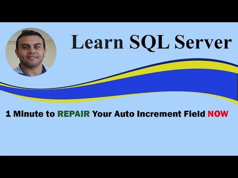 1 Minute to REPAIR Your Auto Increment Field NOW