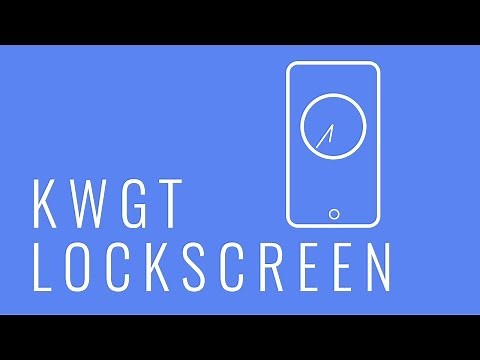 KWGT Tutorial: KWGT on Lockscreen