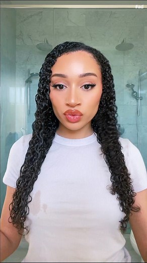 Lisette on Instagram: "My updated curly hair routine is now live over on @YouTube! 💕 Click the shopping button to shop my fave hair products right now on YouTube! Head over to my channel to see the full vid ☺️ #ad #ShopwithYouTube"