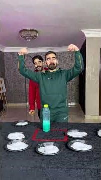 Bottle Flip… MISS IT = FOAM SMASH! 😂💥