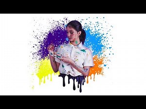 SPLATTER EFFECT - photoshop tutorial