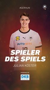 23K views · 3.3K reactions | Booom!  Eine bärenstarke Leistung und ein überragender HPI von 91 - Julian Köster ist erneut unser Spieler des Spiels powered by DKB - Deutsche Kreditbank AG ! 朗 _ Der HPI bei der EHF EURO 24: Spannende Performance Insights zu unserem DHB-Team - powered by DKB - Deutsche Kreditbank AG #DKB #DasKannBank #WIRIHRALLE #aufgehtsDHB #handball | Deutscher Handballbund | Facebook