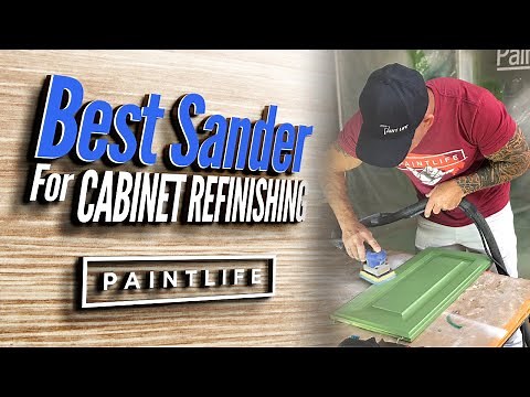 Best sander for cabinet repaints. Cabinet painting tips.