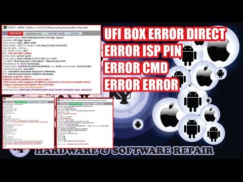 ufi box emmc direct isp error how fix error direct