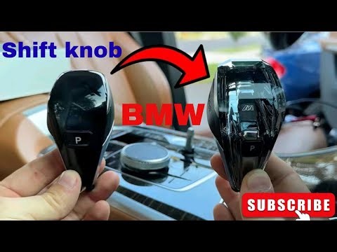 how to change gear lever/shift knob on a bmw| shift knob / gear lever change on a car