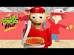 NO ONE OUT BALDI'S THE HUT!! BALDI THE PIZZA DELIVERY TEACHER!! | Baldi's Basics MOD: Pizza Delivery