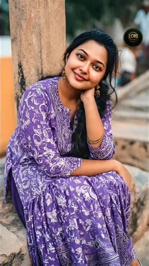 ✨🌸 Elegance Lavender Floral Kurti StyleGlow for Modern Women! 👑 | #LohiStudio