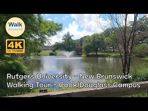 【4K60】 Walking - Rutgers University-New Brunswick, Cook/Douglass Campus