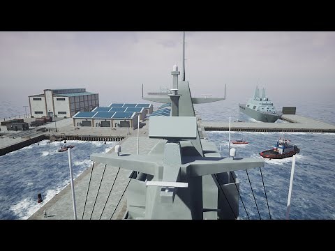 Naval Air/Sea Surveillance and Target Acquisition Radar CGI Animation Video